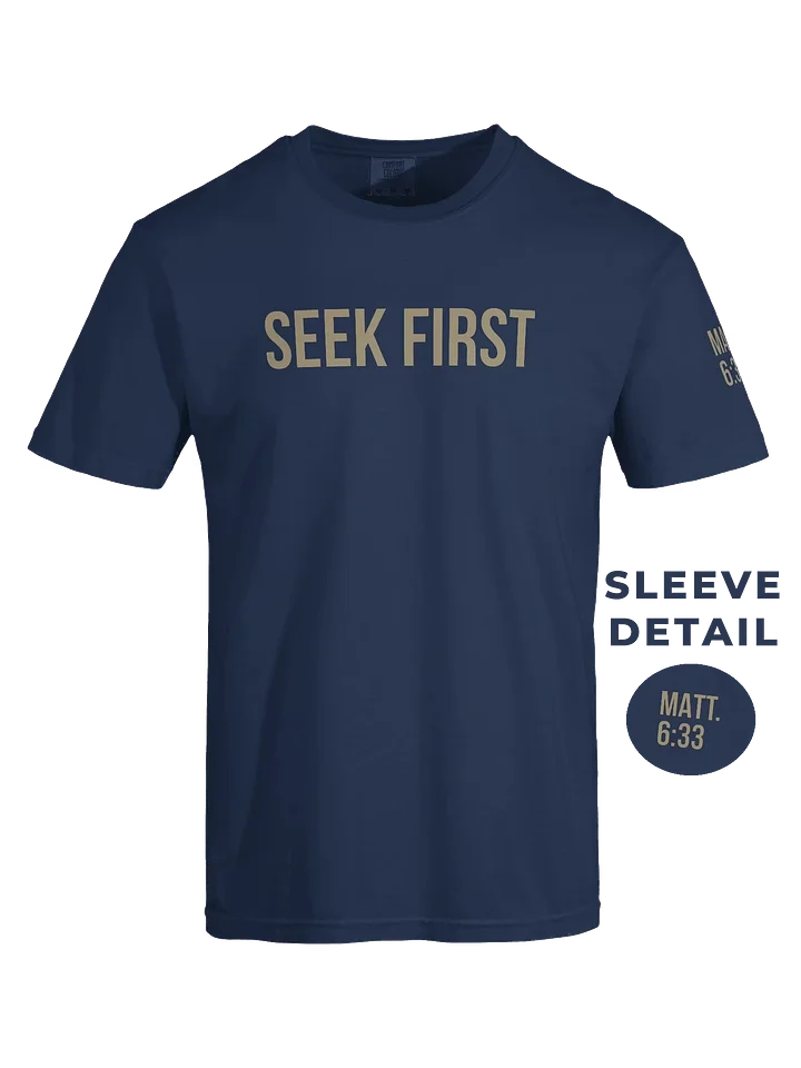 Men's Seek First Tee - Matthew 6:33 product image (2)