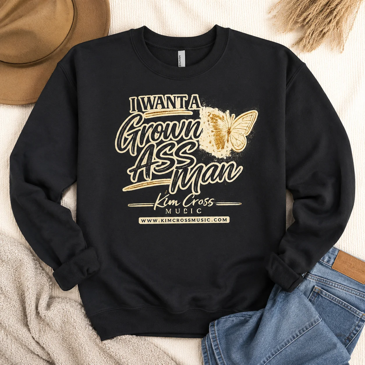 I Want a Grown Ass Man Sweatshirt product image (1)