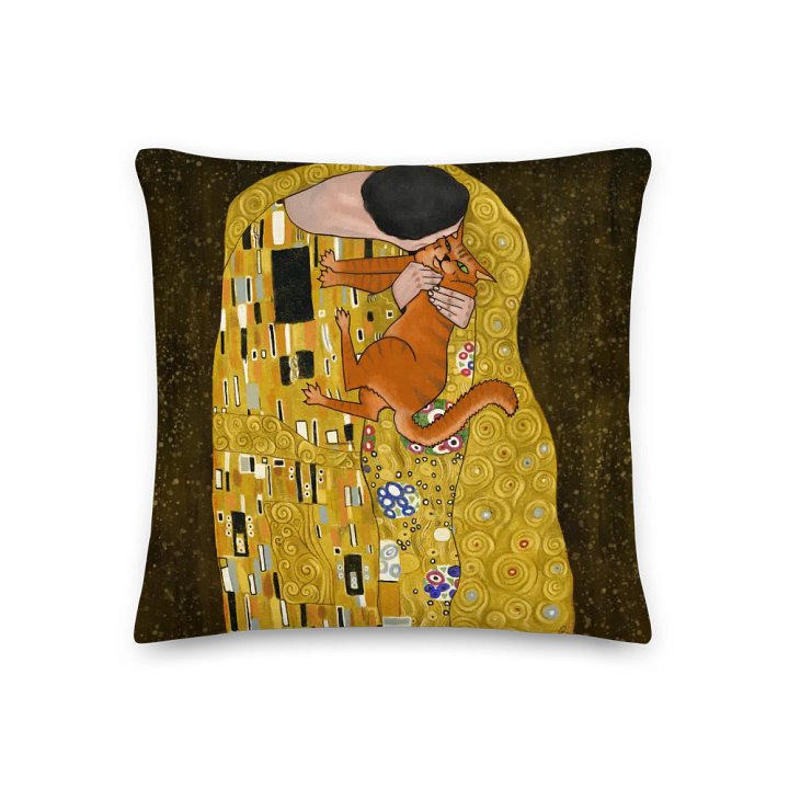 The Reluctant Kiss Pillow product image (1)