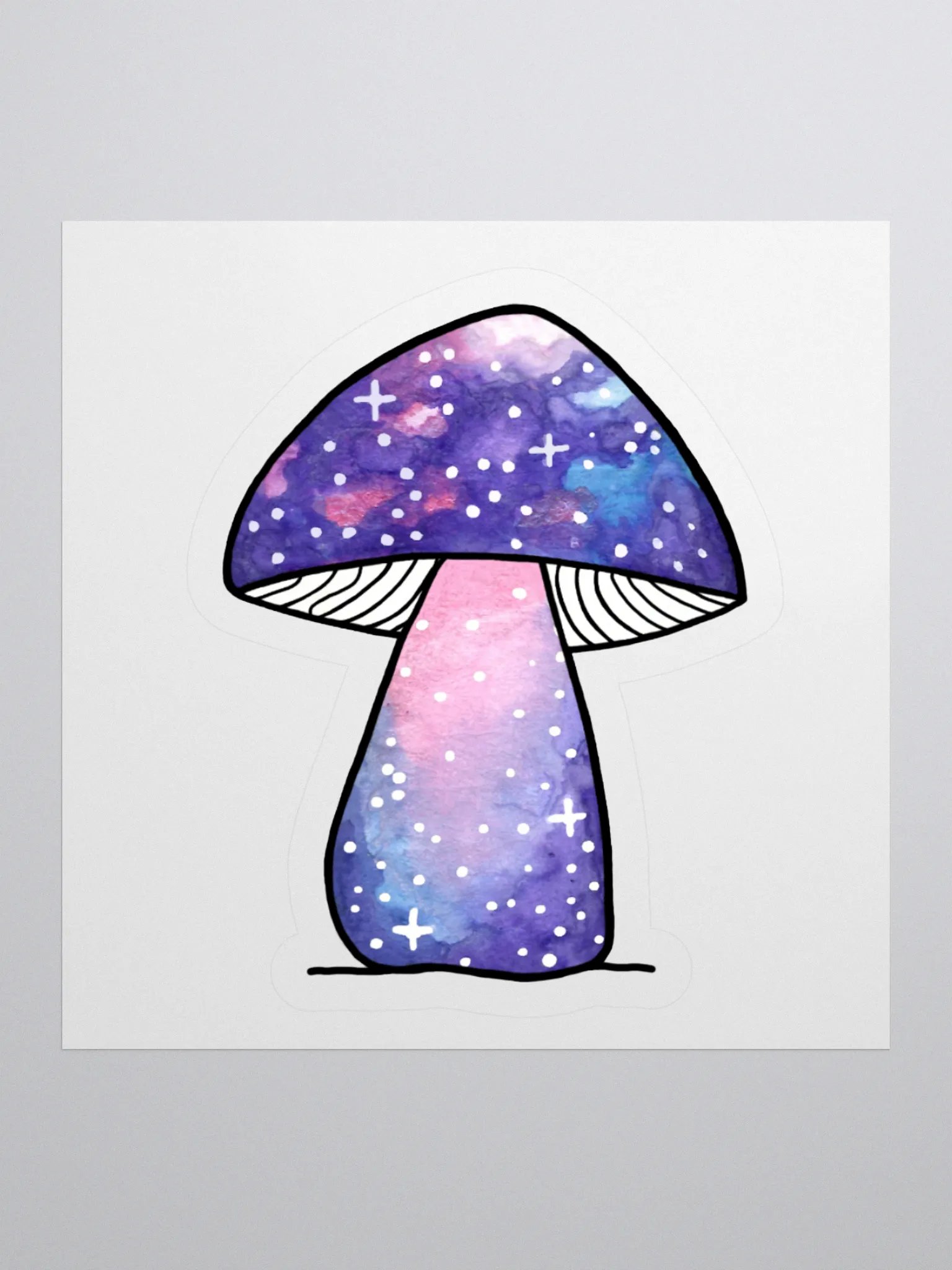 Space Mushie 1 Sticker product image (1)