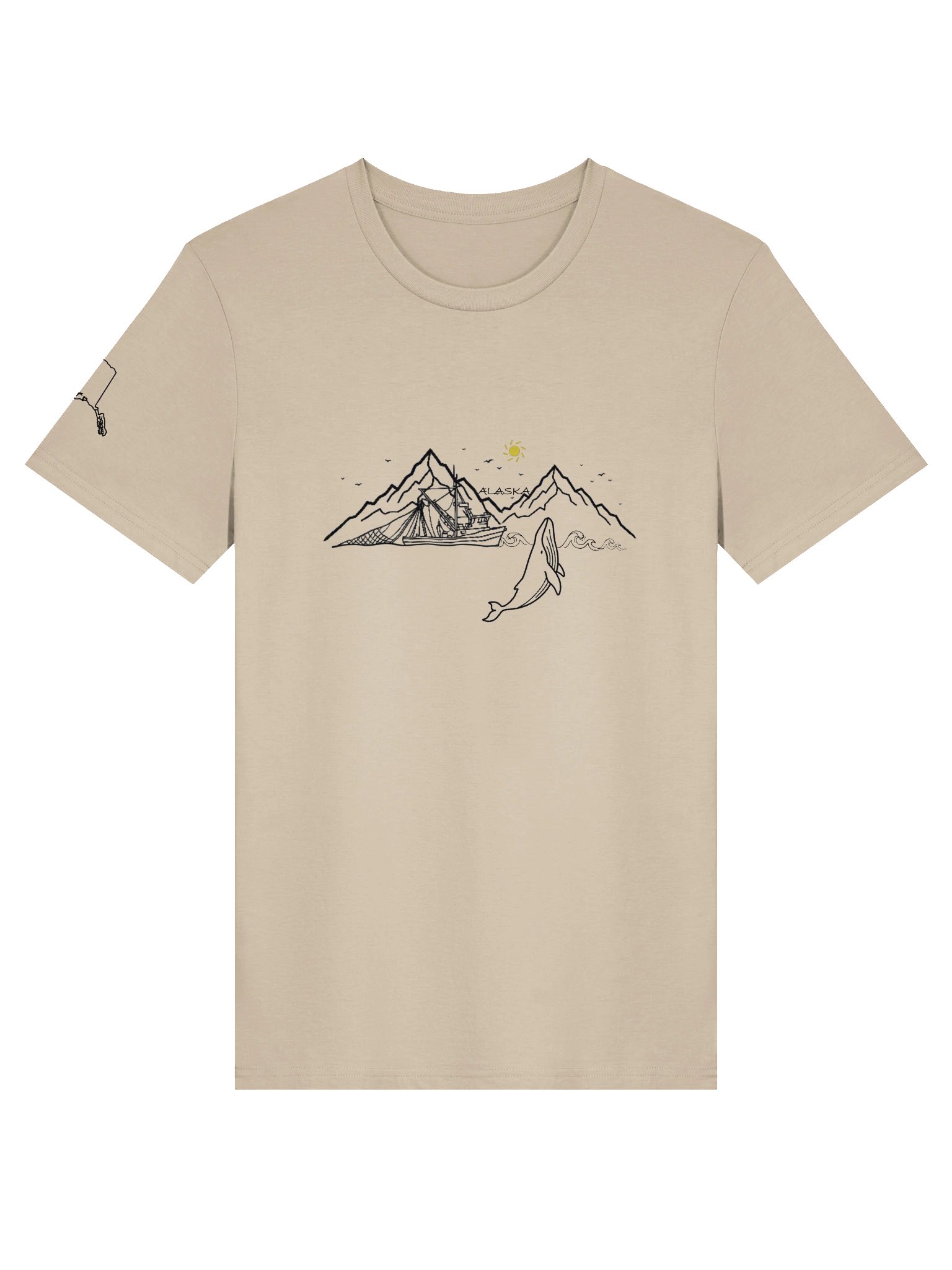 DELUXE "HUMPBACK" ORGANIC COTTON TEE product image (1)