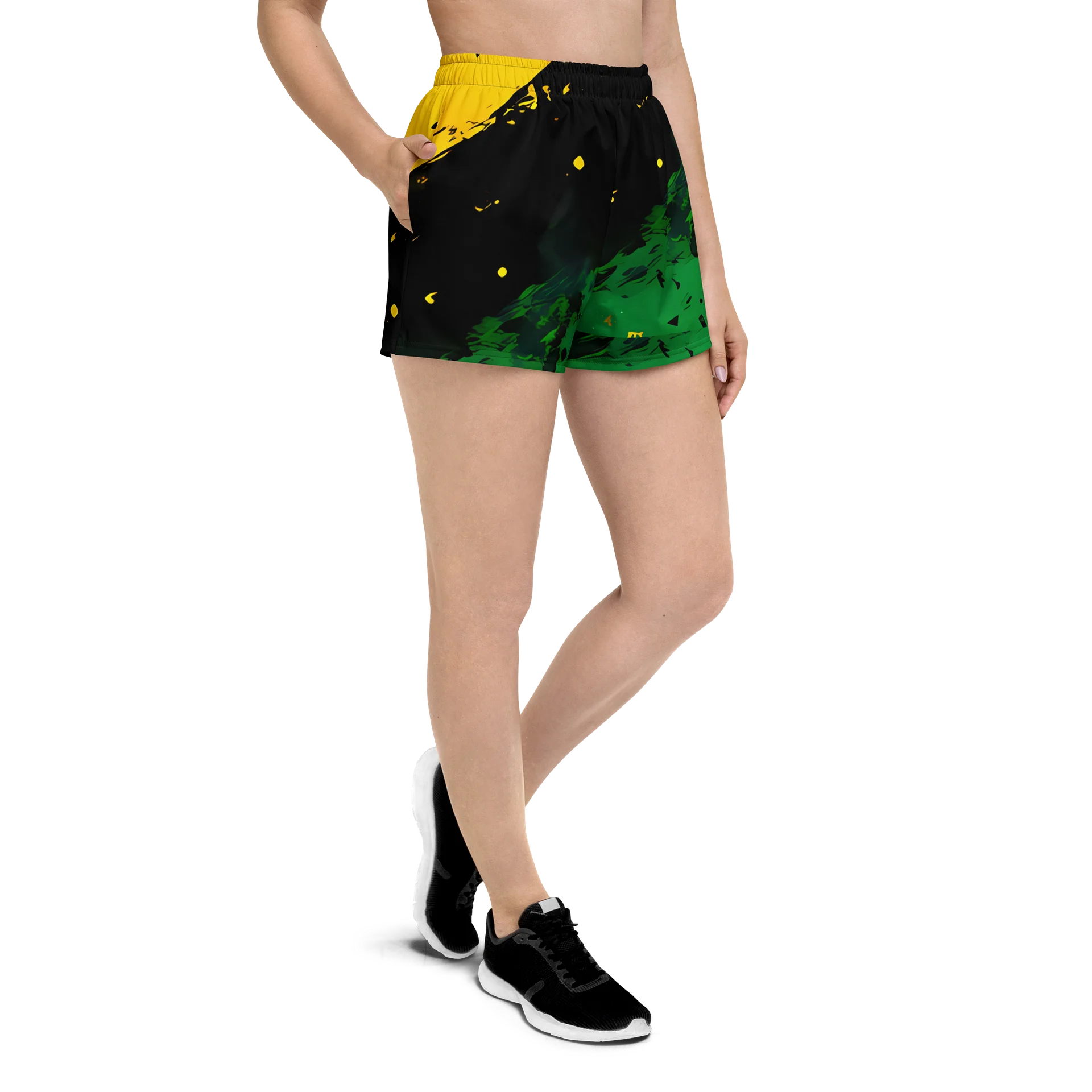 Vintage Jamaica Sport Print - CaribbeanApples | Athletic Shorts product image (1)