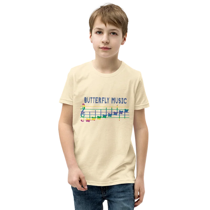 Rainbow Butterfly Music youth tee-shirt product image (1)