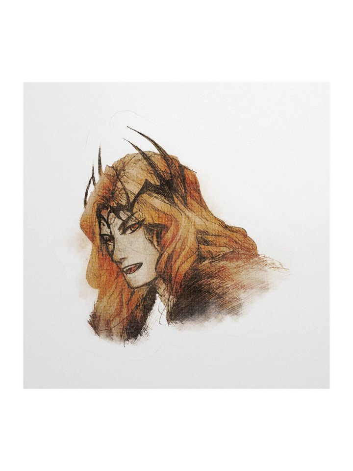 Mairon sketch - sticker product image (3)