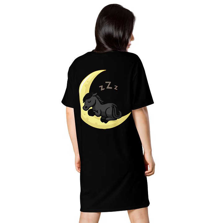 Sleepy Moon All-Over Print T-Shirt Dress product image (2)