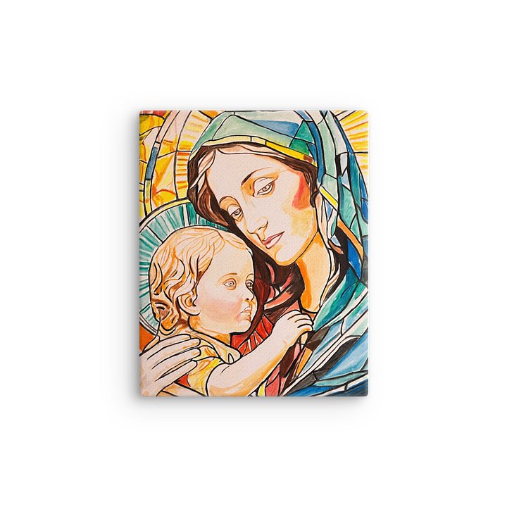 Blessed Mother and Jesus by Warren Willowdale (Canvas Print) product image (1)