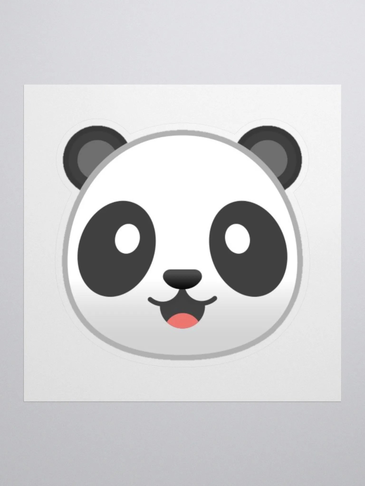 Panda Logo Kiss Cut Sticker product image (1)