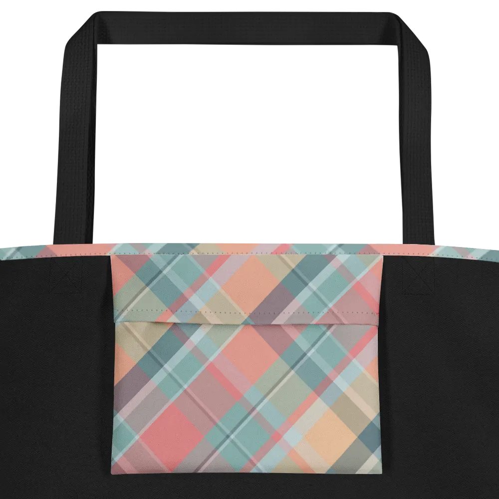 Summer Plaid Tote Bag product image (4)