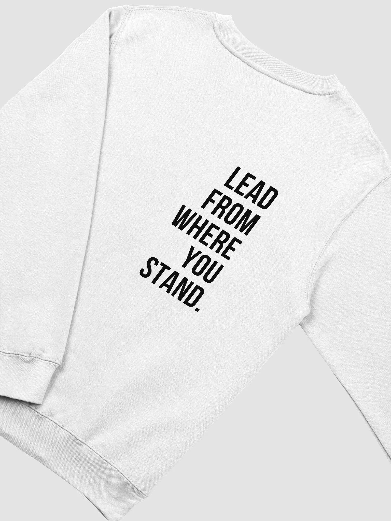 Lead From Where You Stand Sweatshirt | Black product image (12)
