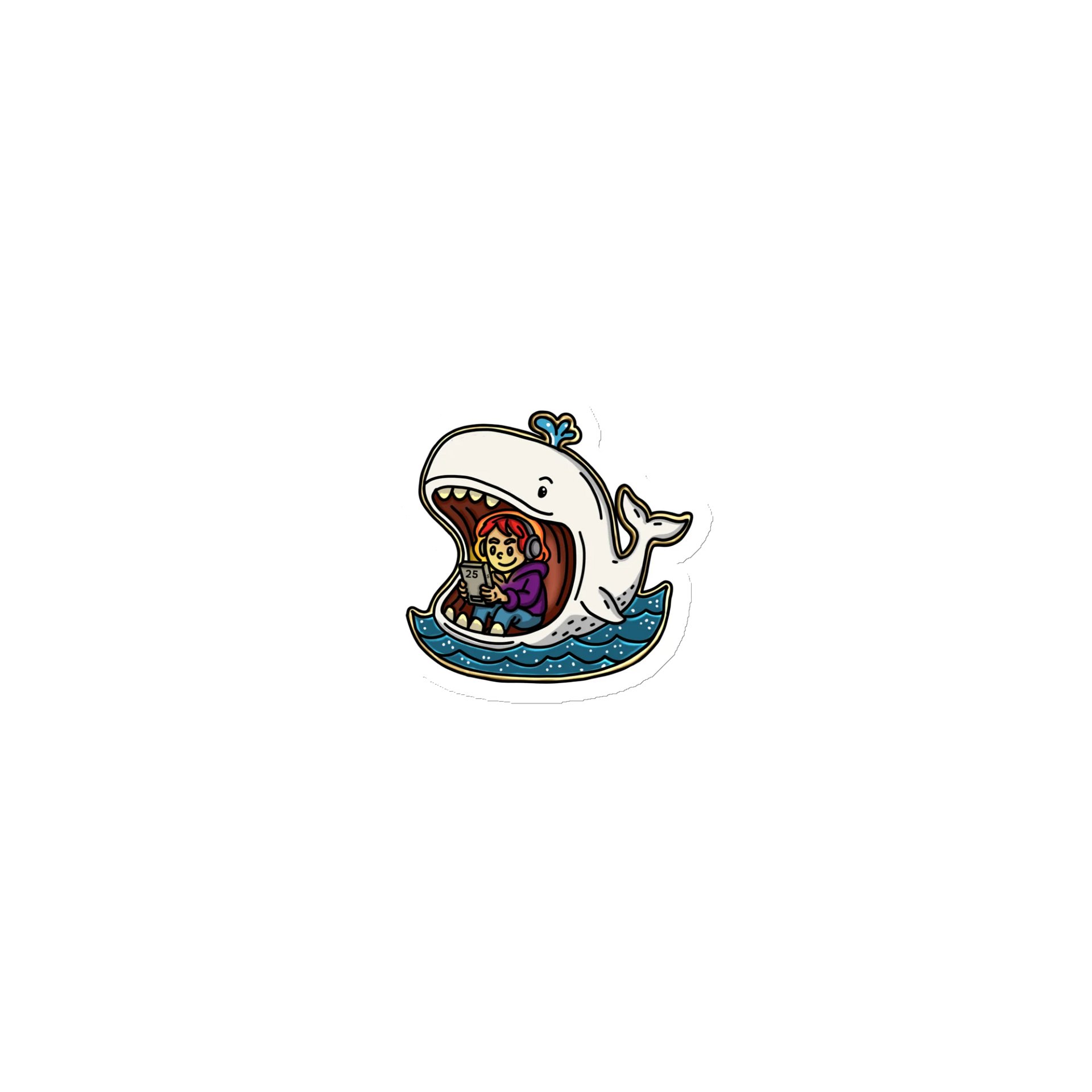 Ibo And The Whale Magnet product image (1)