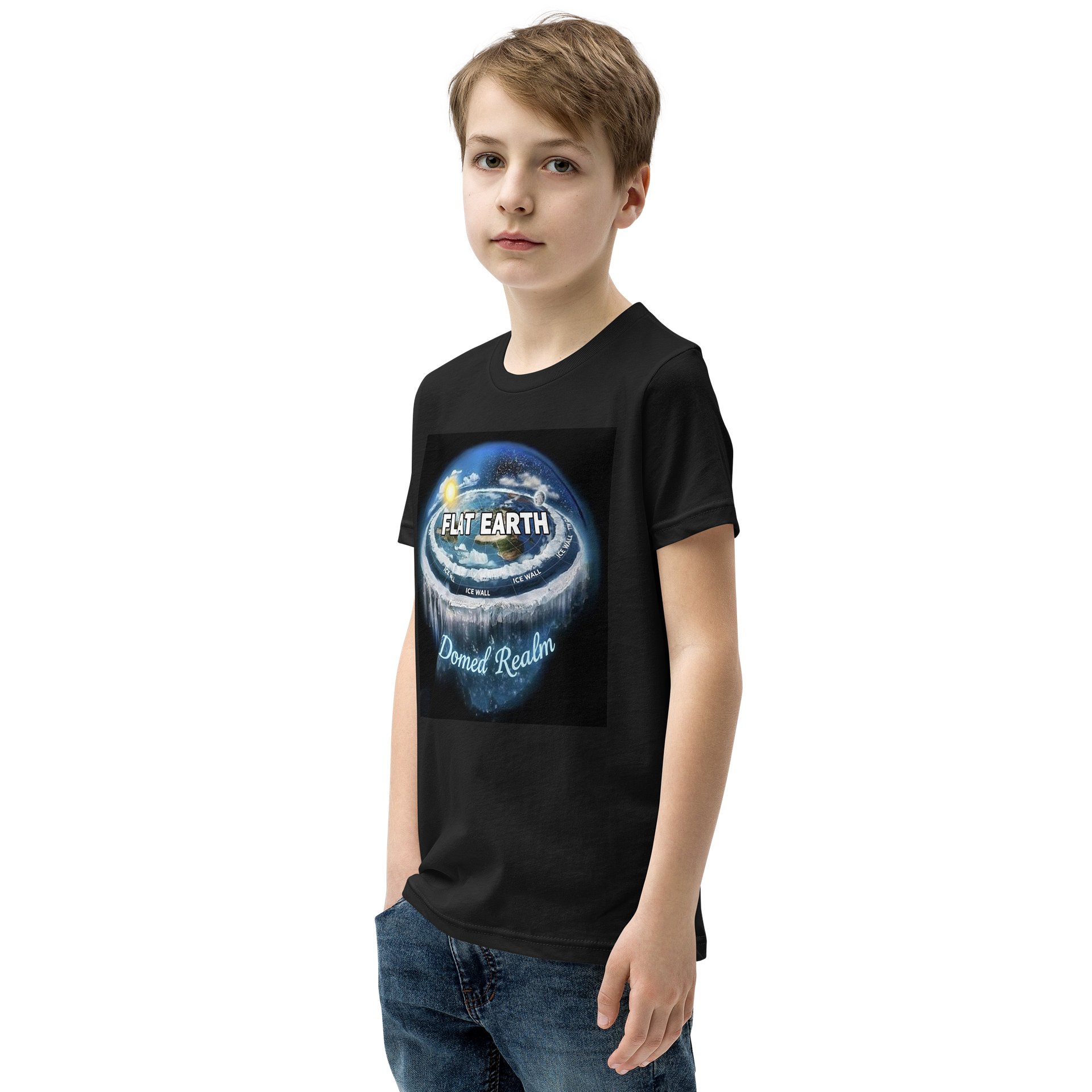Flat Earth-Domed Realm Youth Tee product image (3)