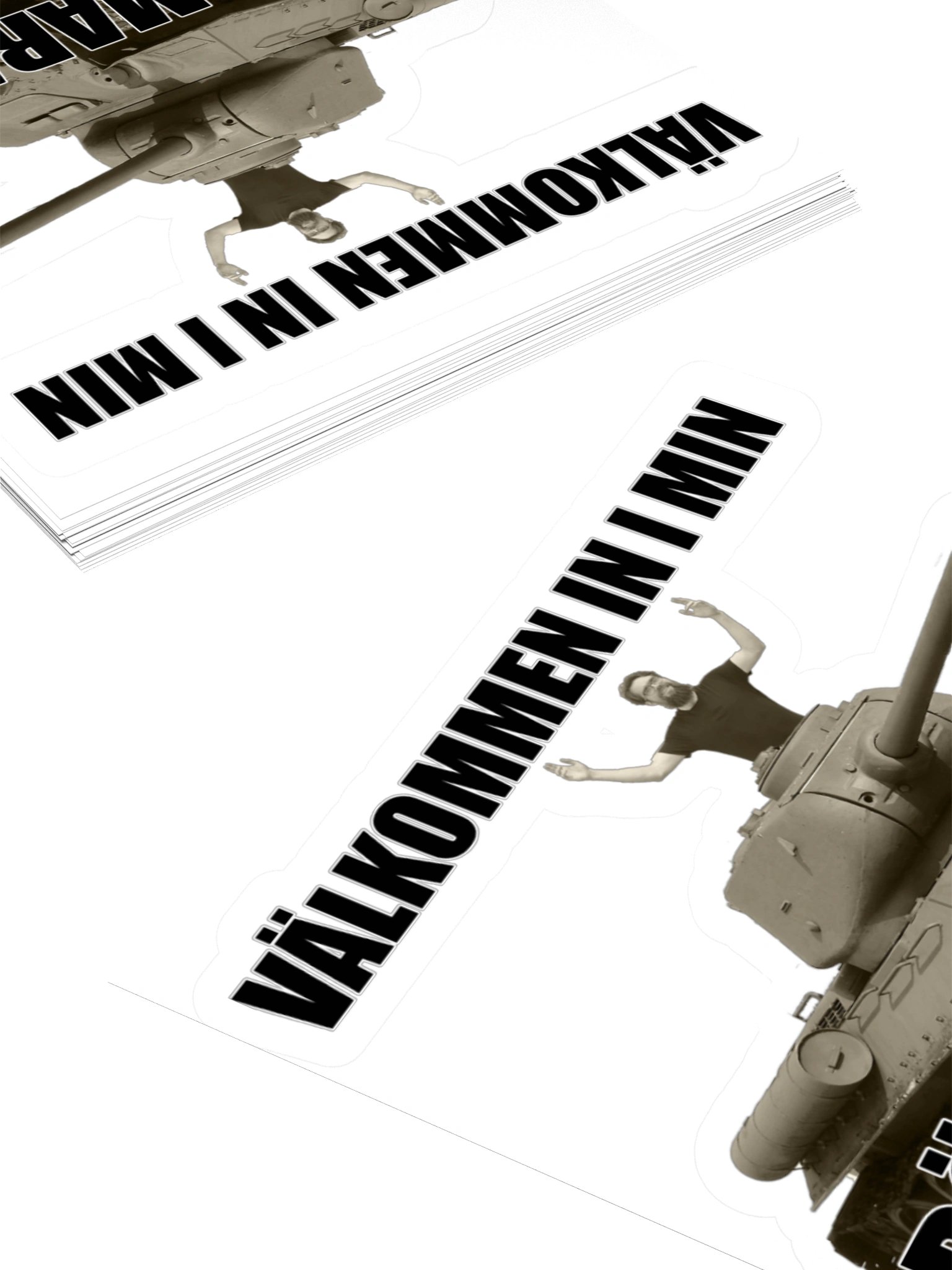 Välkommen in i min dödsmaracas! (Sticker) product image (8)