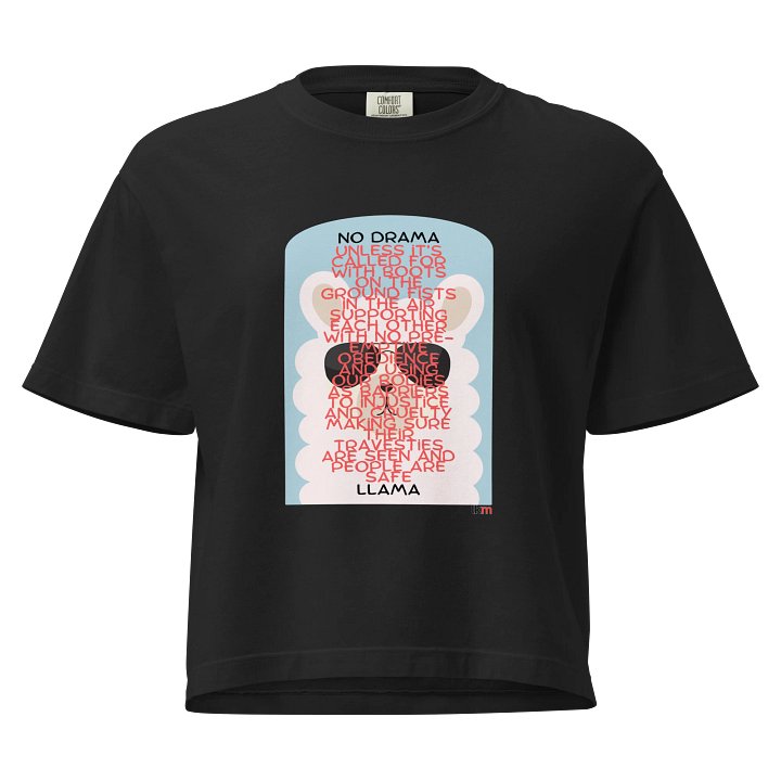 Drama Llama LKM Boxy Tee product image (2)