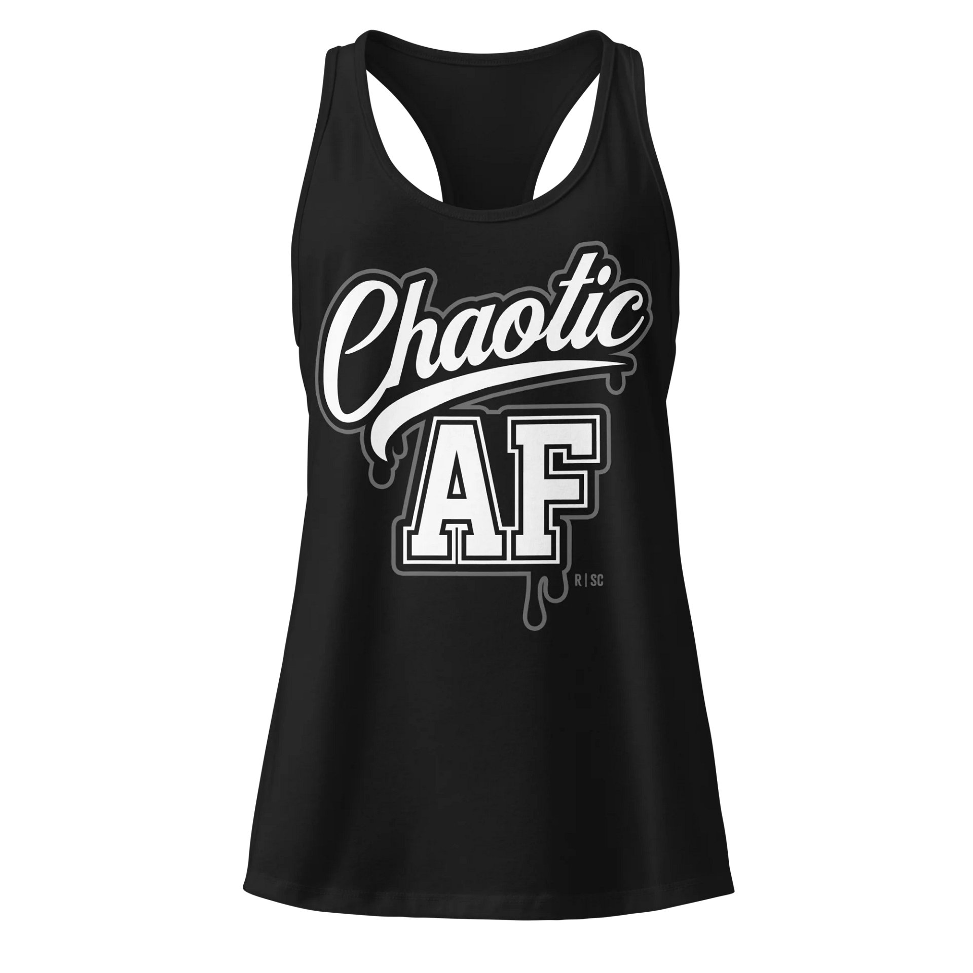 Chaotic AF Racerback Tank (Solid) product image (1)