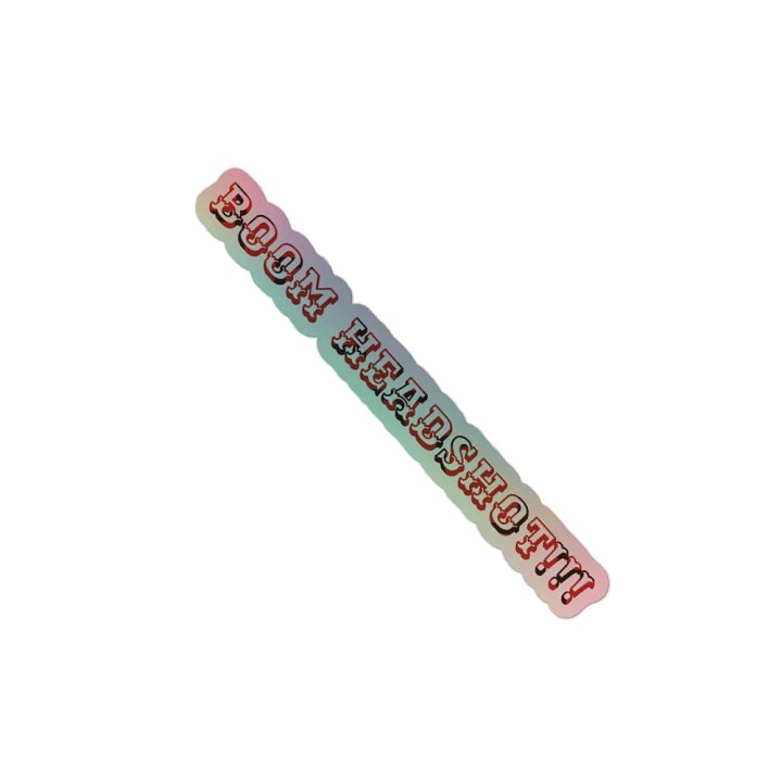 BOOM HEADSHOT STICKER product image (2)
