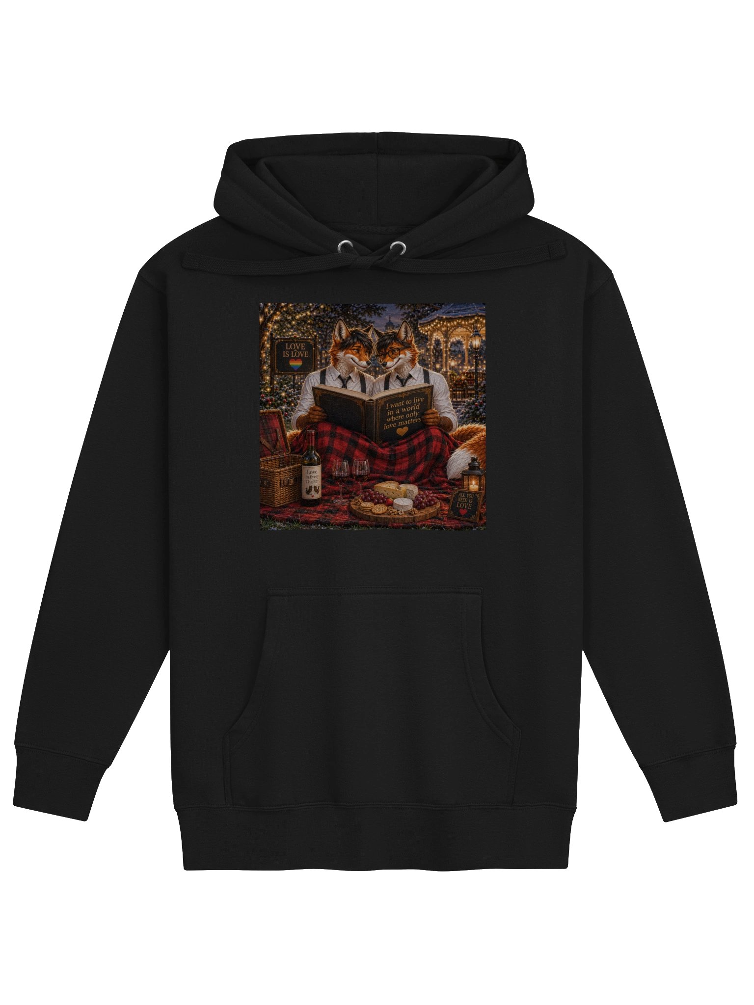 Sam & Oley Love Is Love Hoodie. product image (1)