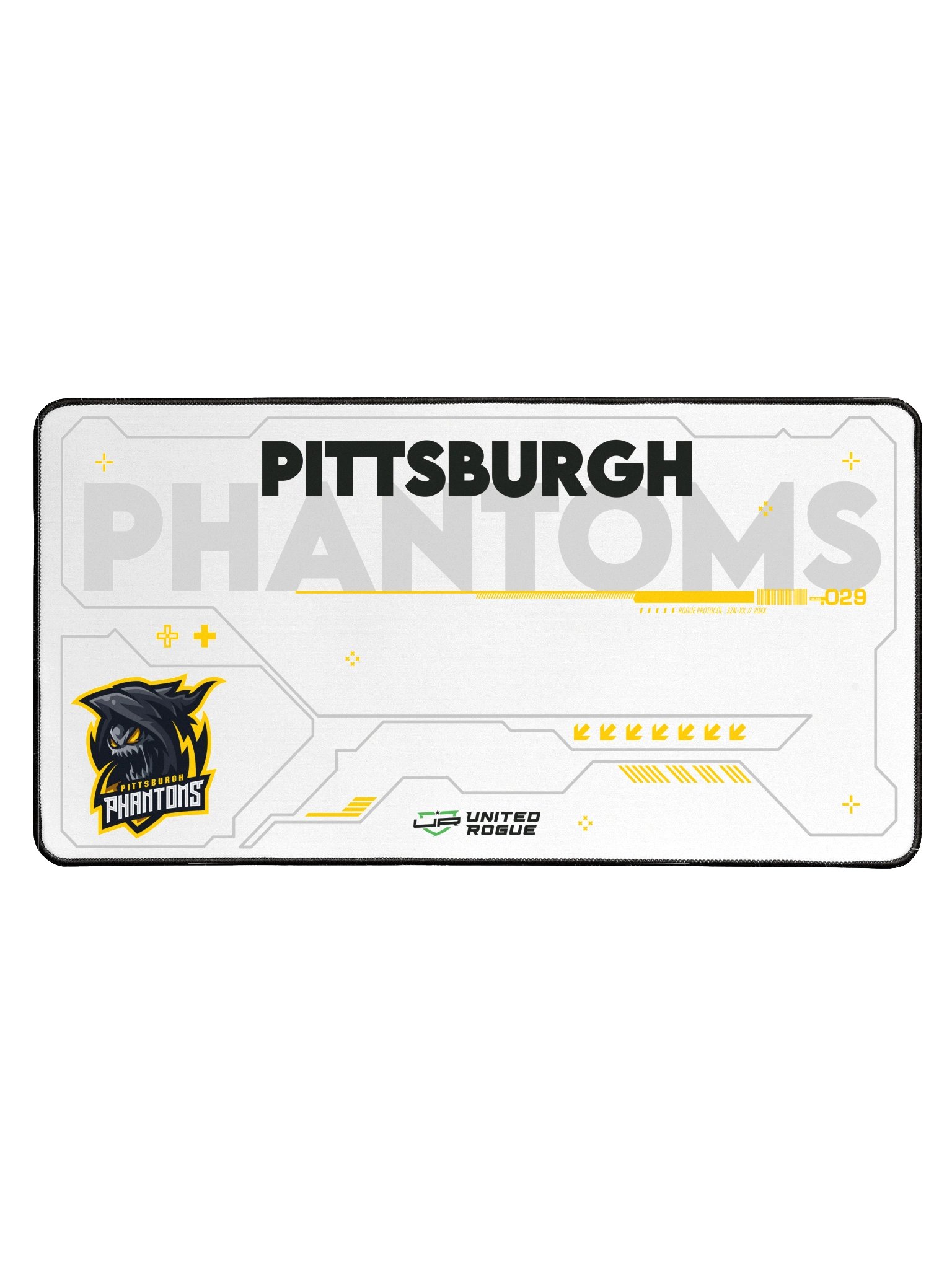 Pittsburgh Phantoms White Desk Mat product image (1)