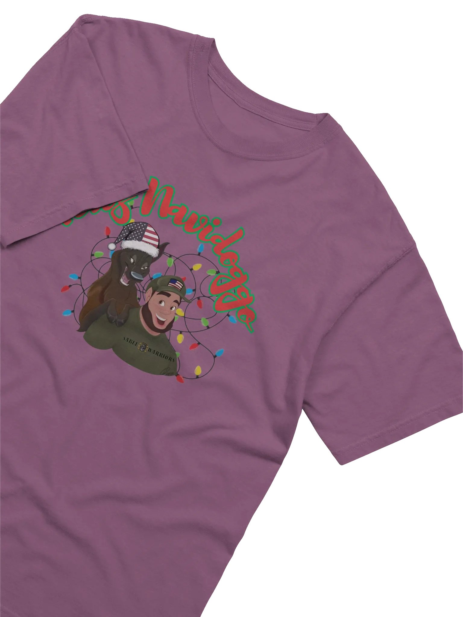 Sable Warriors Holiday Service Dog Short Sleeve: Helps Pair Veterans With A Service Dog product image (3)