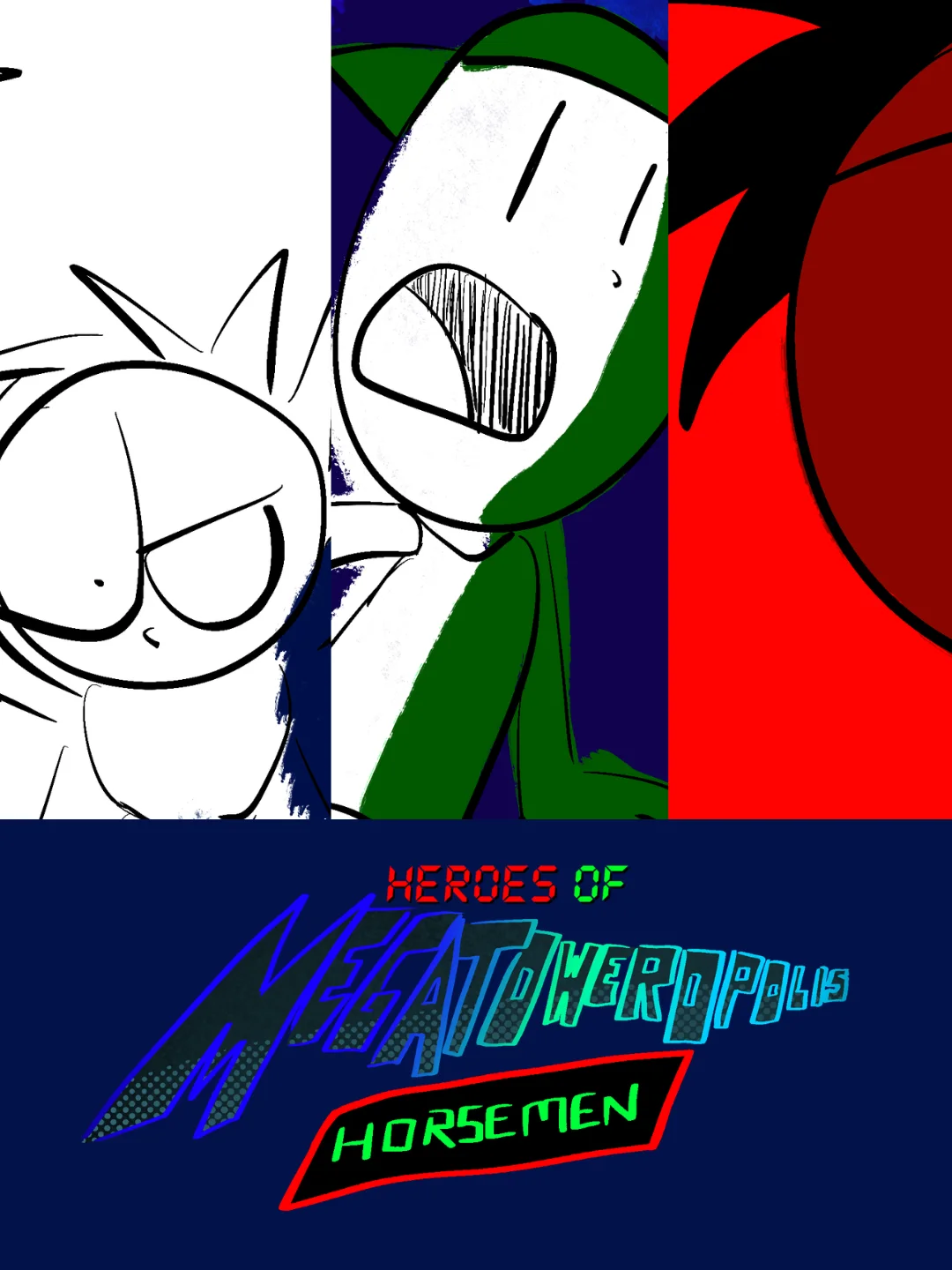Heroes of Megatoweropolis: Horsemen (Graphic Novel Series) product image (1)