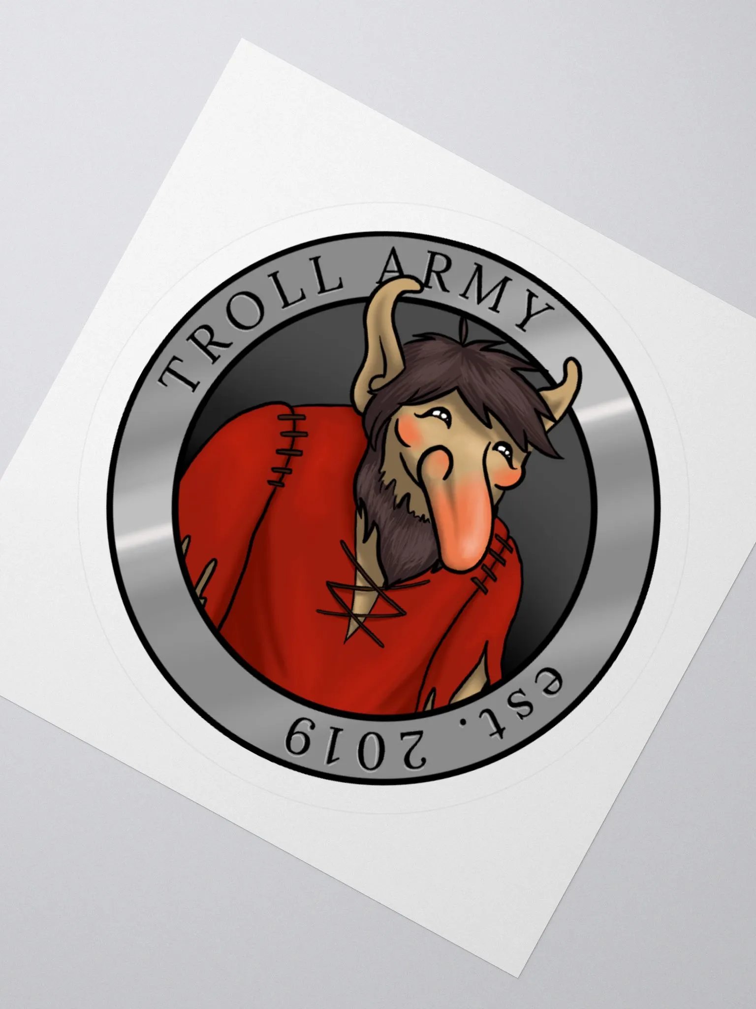 Troll Badge Sticker product image (6)