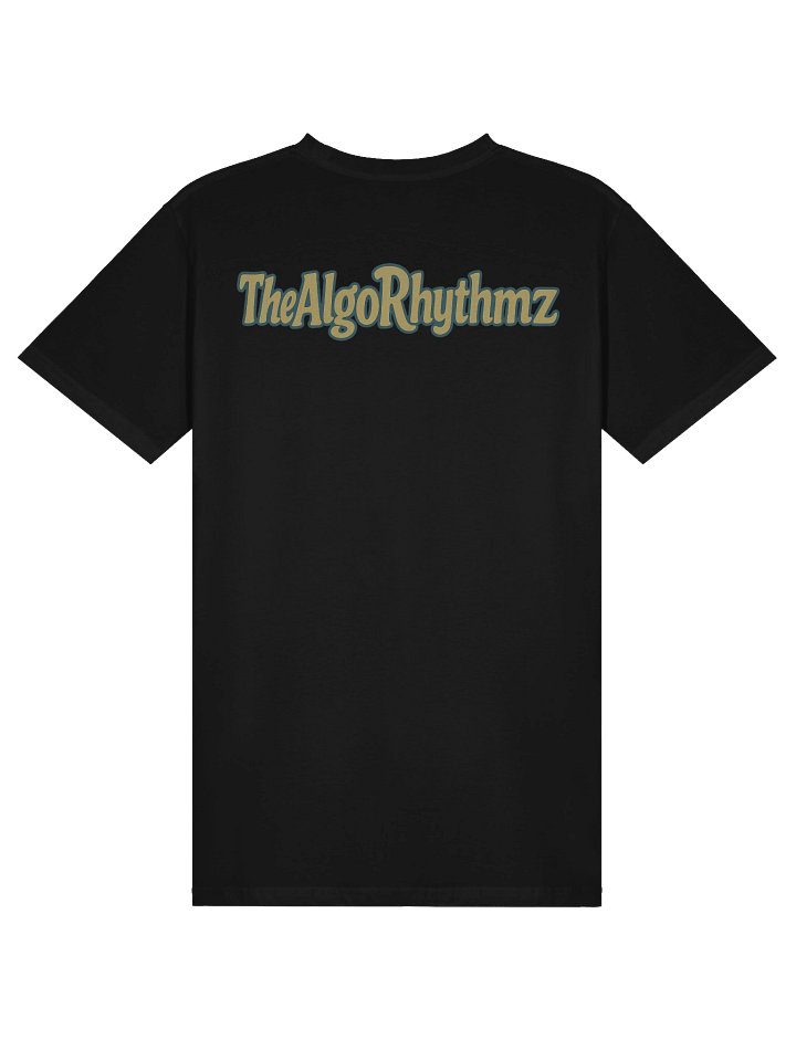 The AlgoRhythmz Official Logo Tee - 2 (Teal/Yellow) product image (2)
