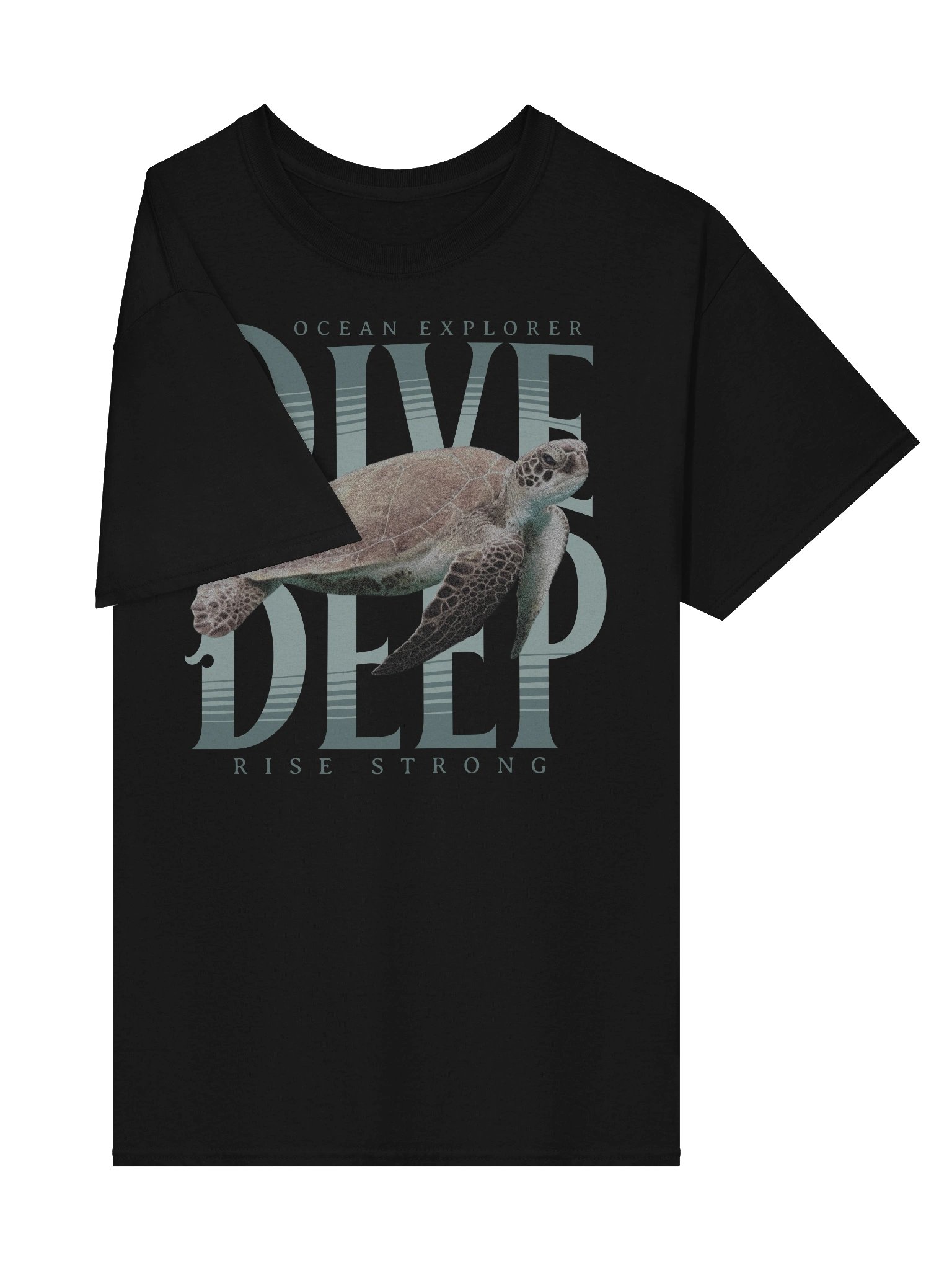 Stylish Deep Dive Sea Turtle T-Shirt for Ocean Lovers product image (28)