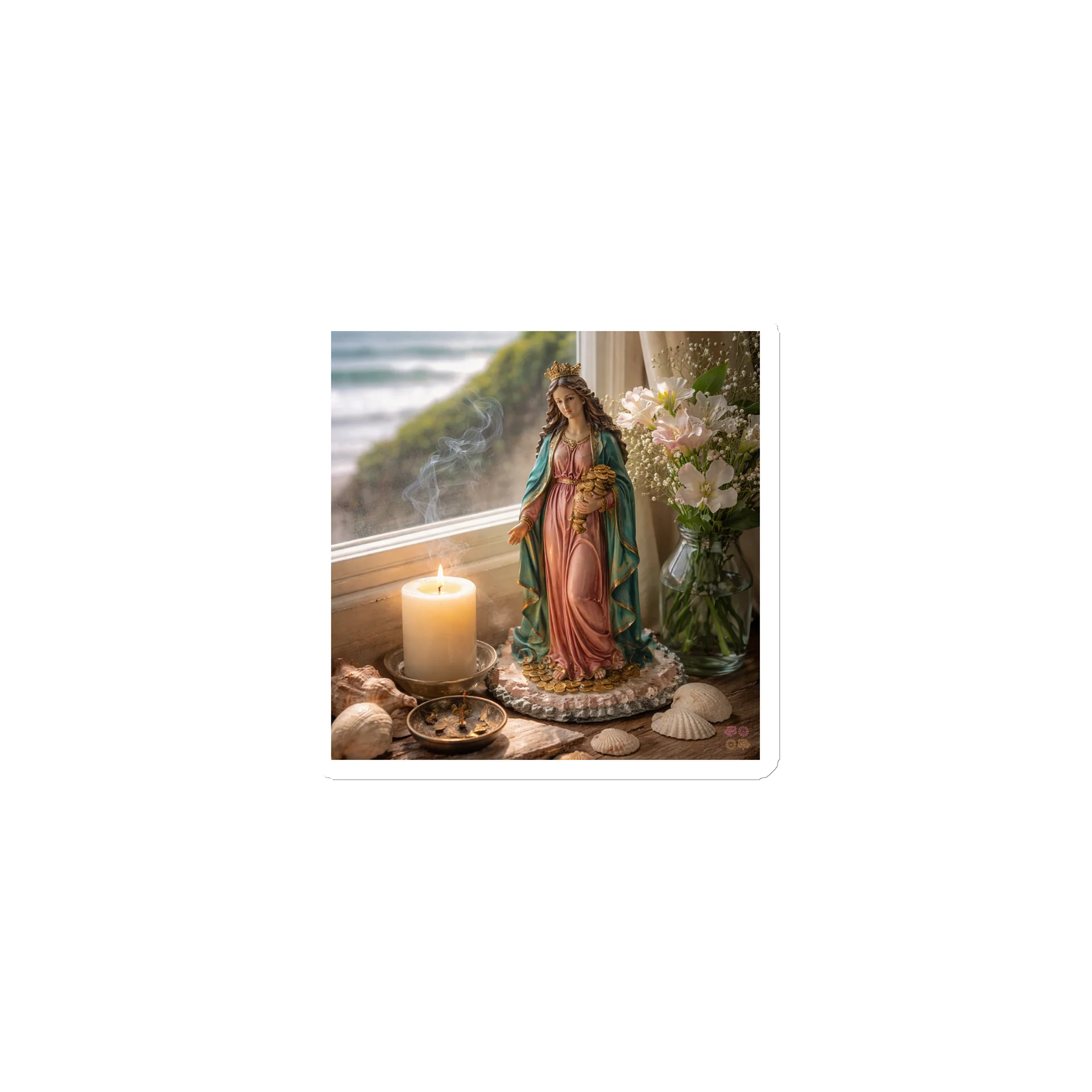 Goddess Fortuna Privata Vinyl Magnet product image (1)