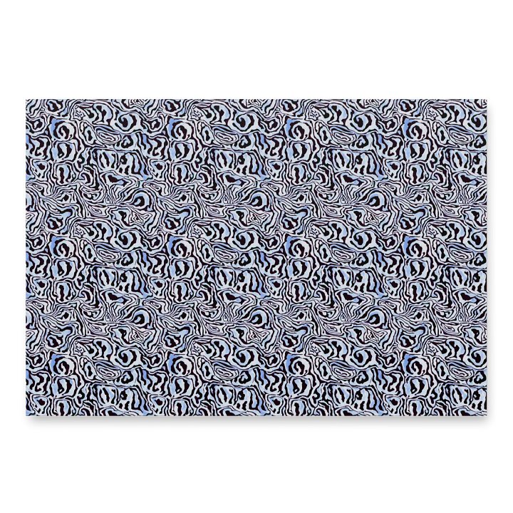 Blue Black Snake Pattern Paper product image (1)