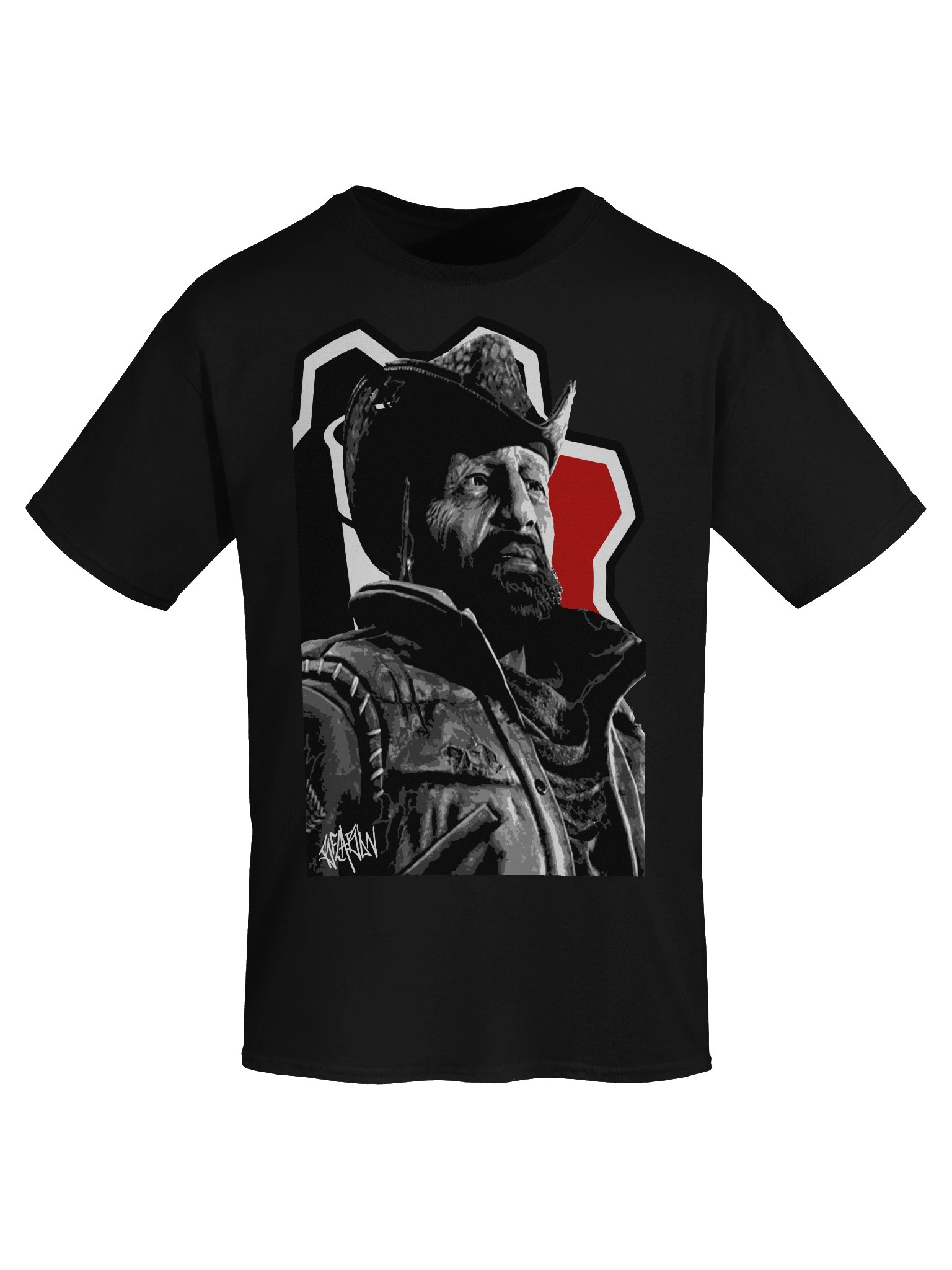 Dizzy painting tee (BLACK) product image (7)