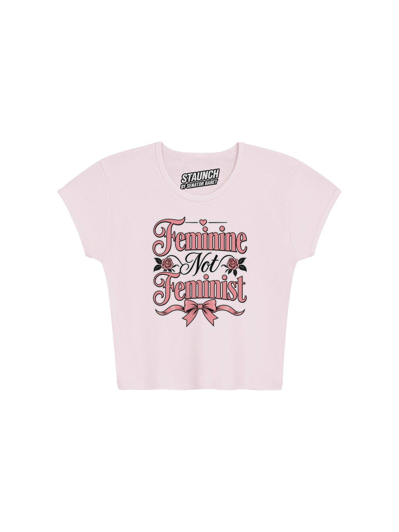 Feminine Not Feminist Women’s Crop Top product image (1)