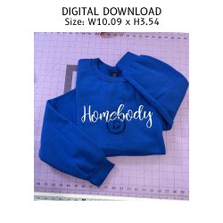 Homebody Embroidery Design product image (2)