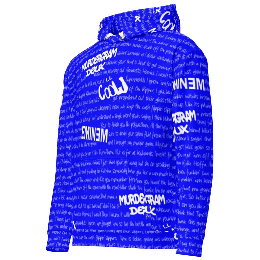 Murdergram Deux - LL Cool J ft. Eminem - BLUE - Unisex Hoodie product image (1)