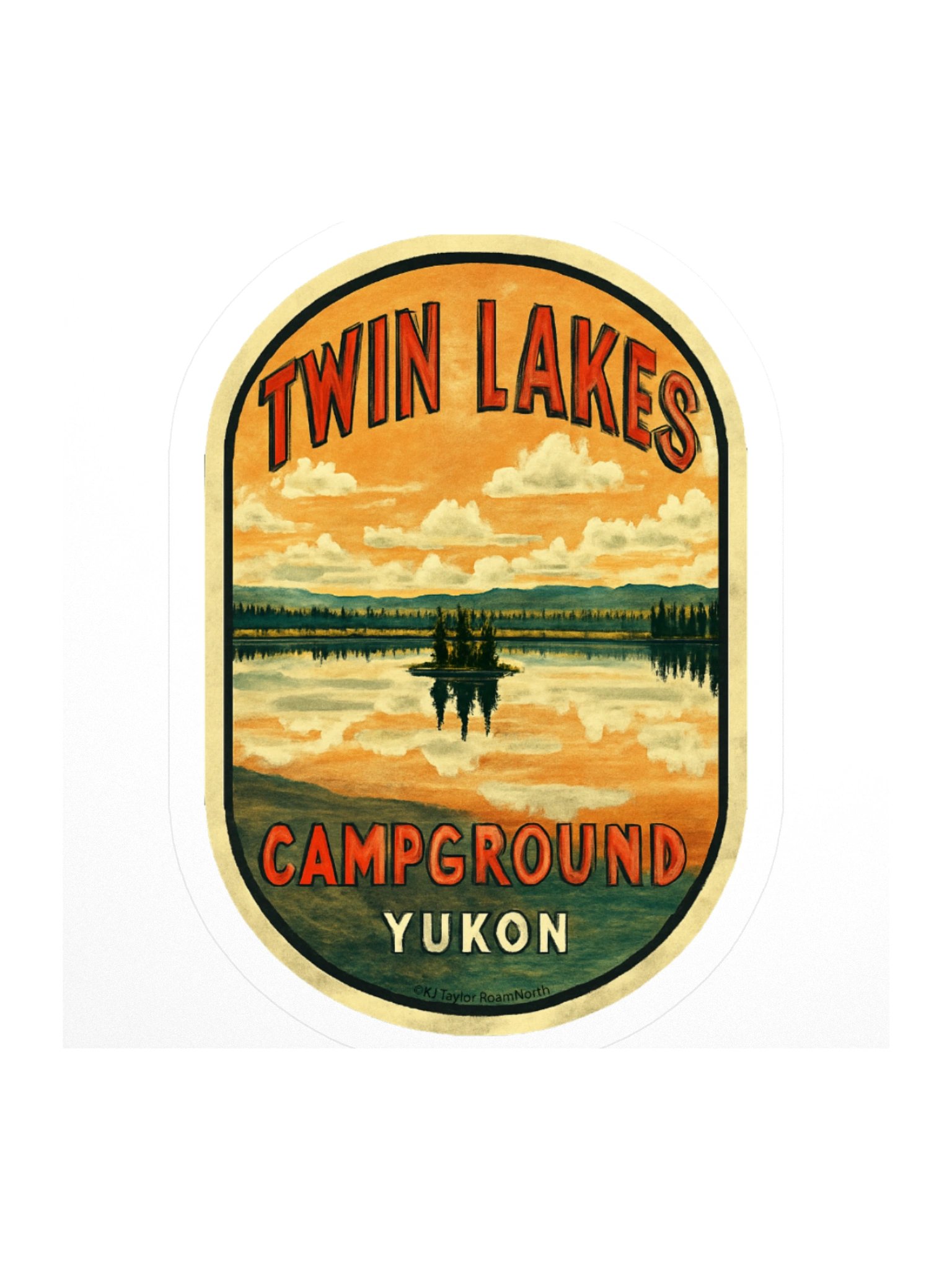 Twin Lakes Campground Decal product image (1)