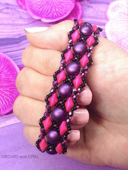 Beading Pattern – Criss Cross Candy Bracelet product image (2)