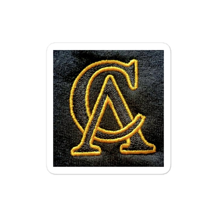 GOLD MERCH STICKER product image (1)