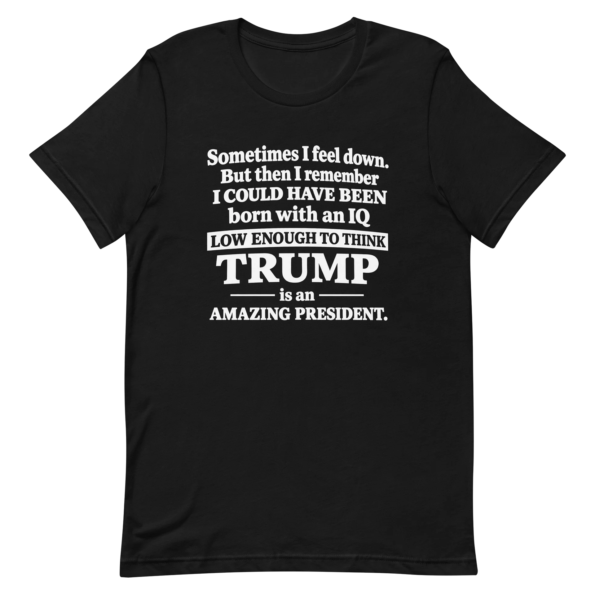 Low Enough to Think Trump Is an Amazing President T-Shirt product image (8)
