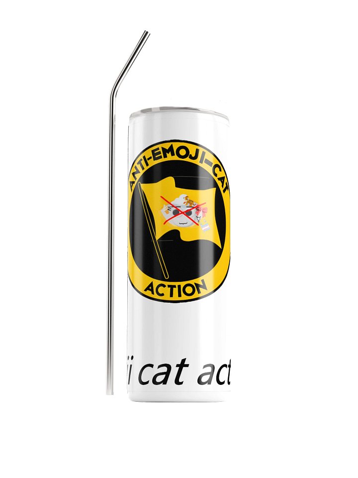 Anti emoji cat WaterBottle product image (1)
