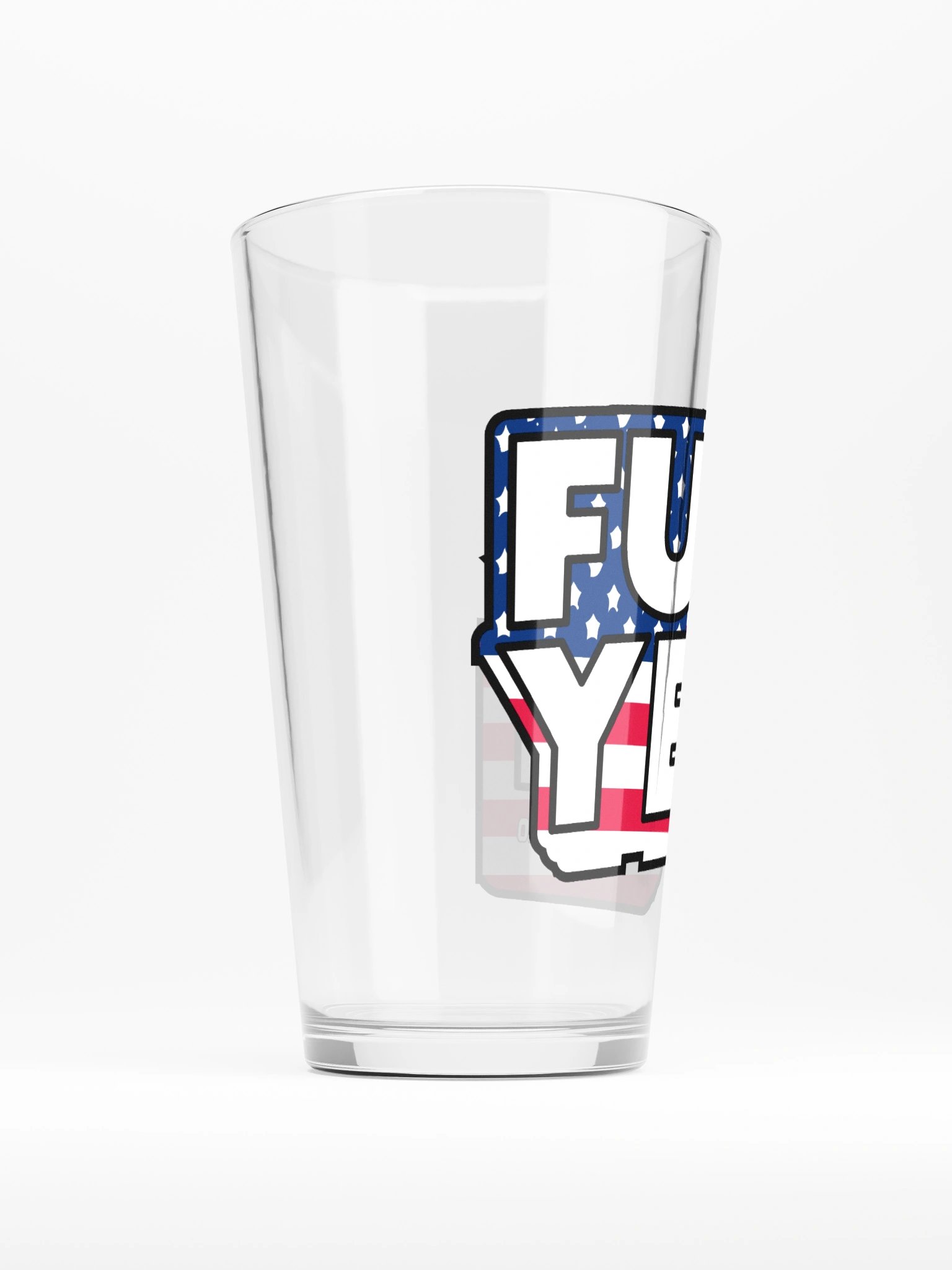 AMERICA FUCK YEAH PINT GLASS product image (2)
