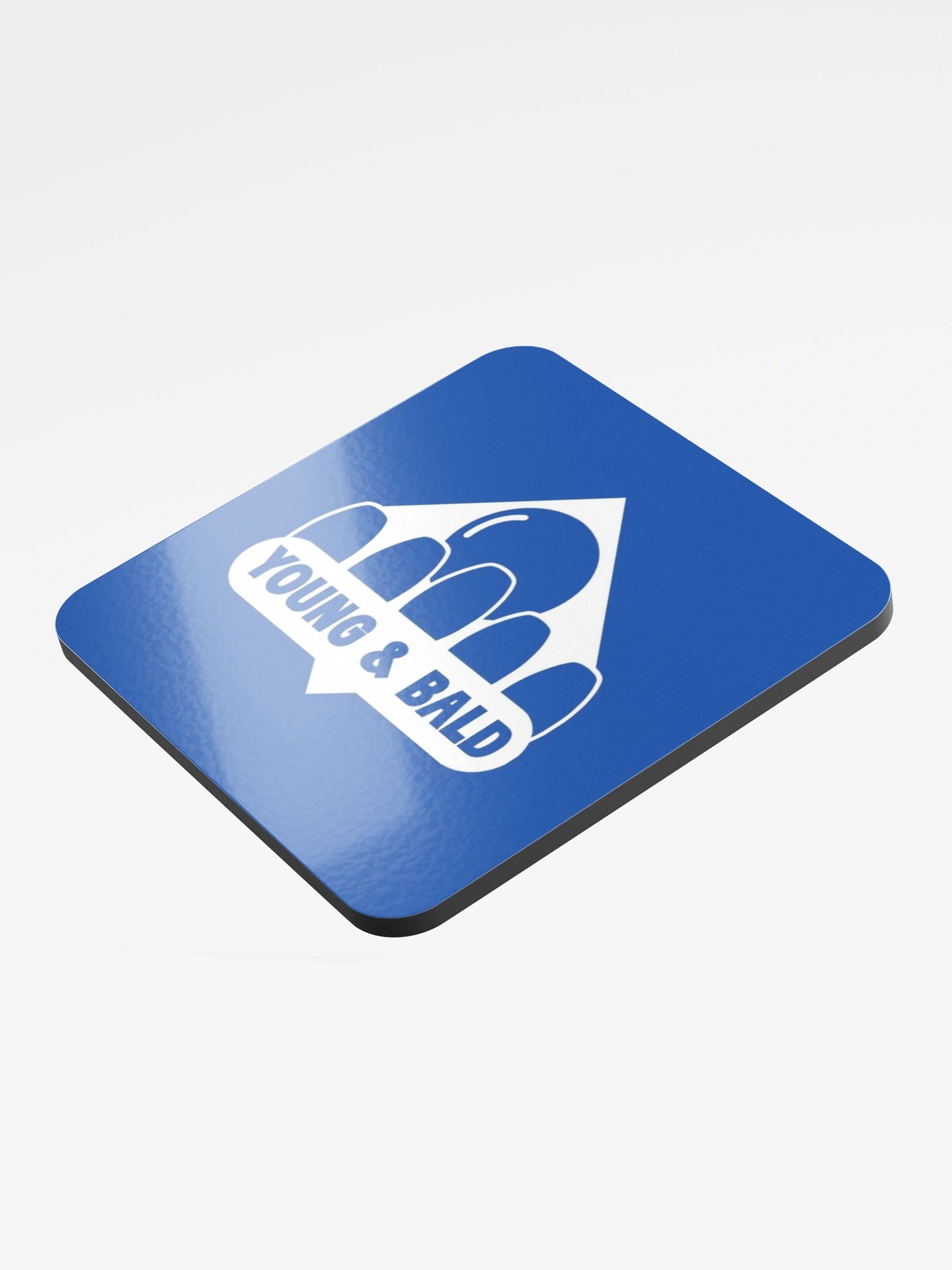 Young & Bald Drinks Coaster product image (3)