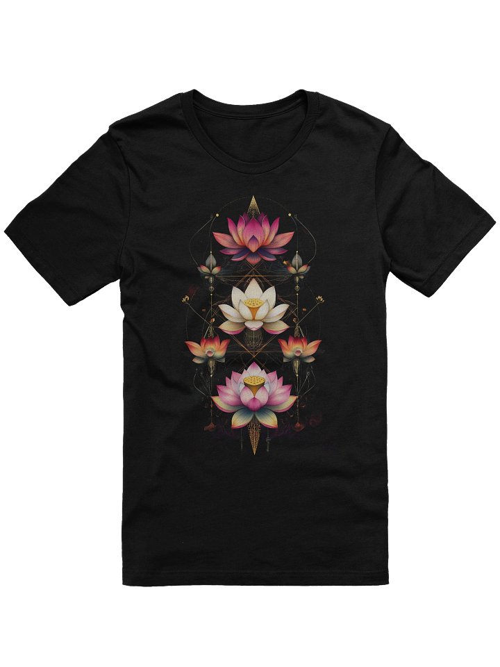 Flowers Chakra Yoga Floral Sacred Geometry Lotus T-Shirt 4 product image (1)