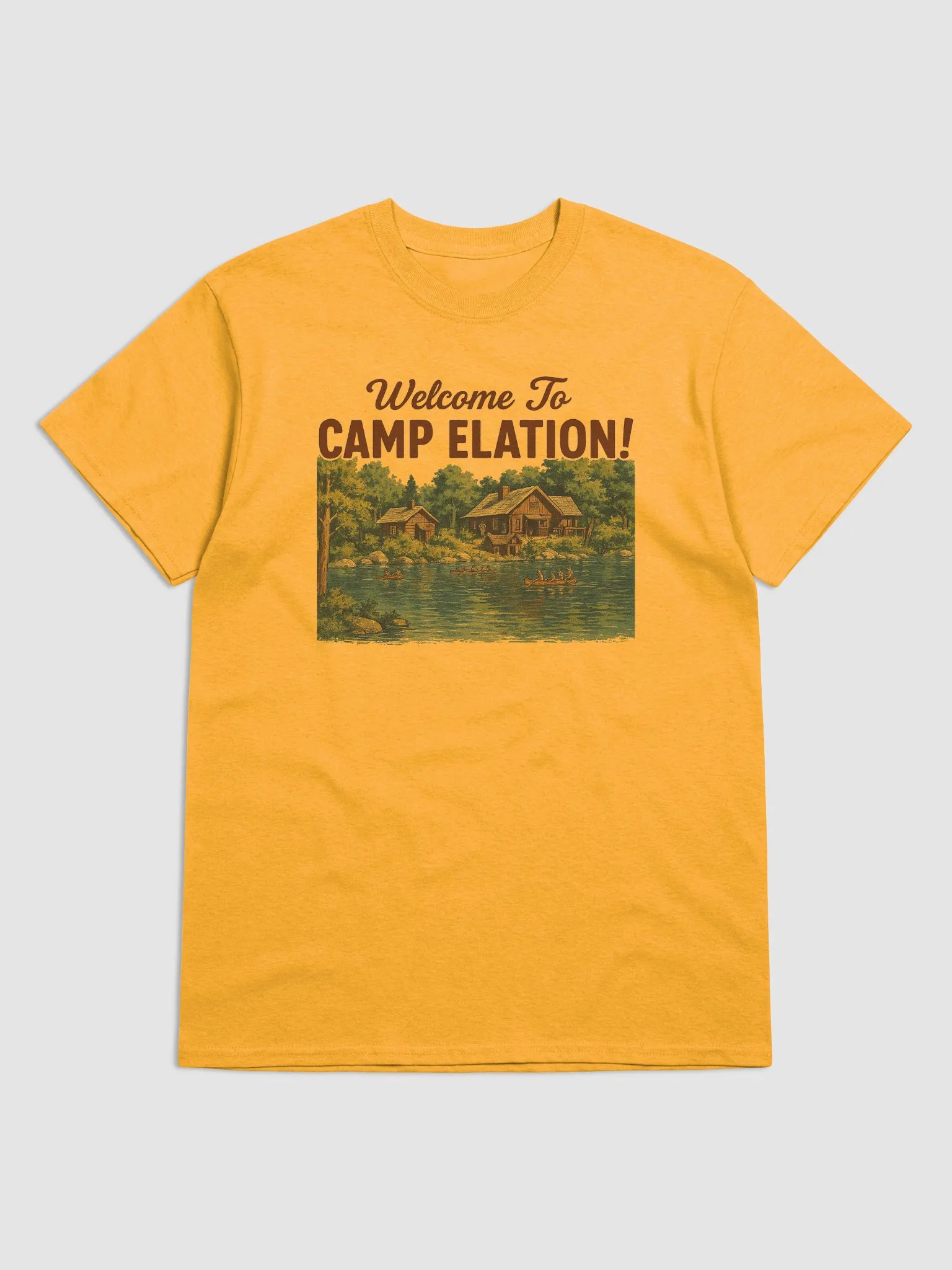 Welcome to Camp Elation Vintage T-Shirt product image (1)