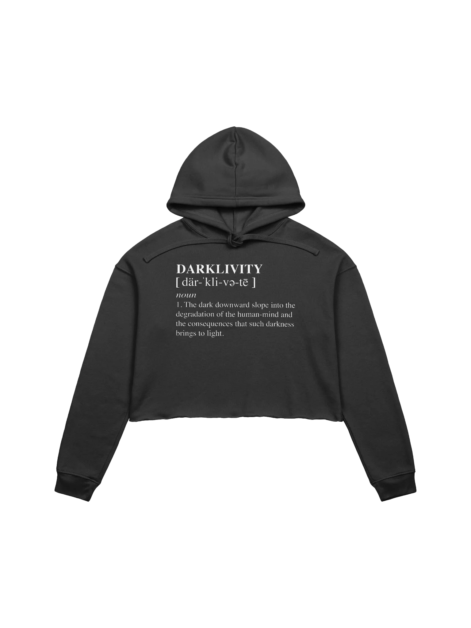 DARKLIVITY Definition Crop Hoodie product image (5)