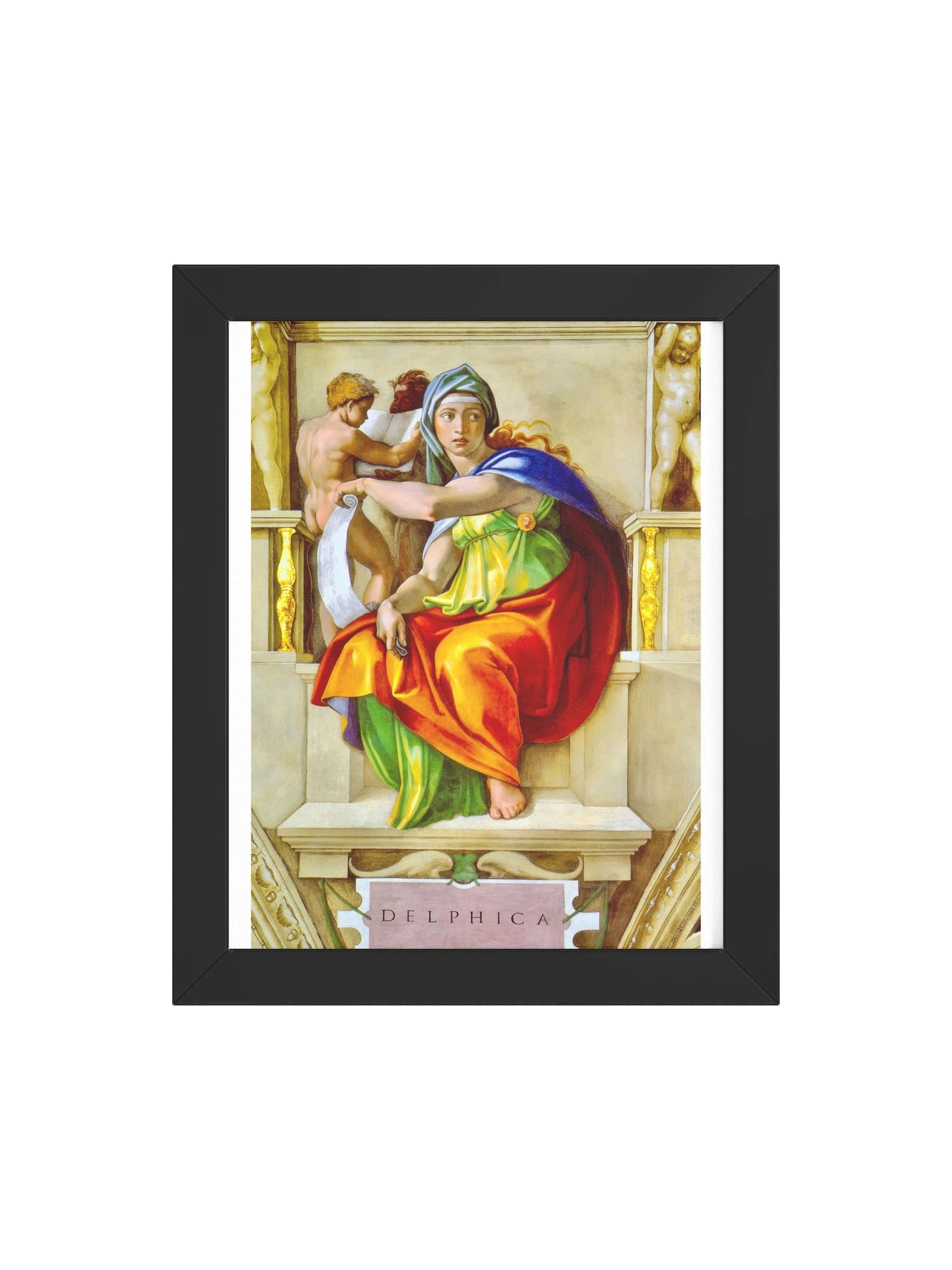 The Delphic Sibyl — Small Framed Matte Poster product image (8)