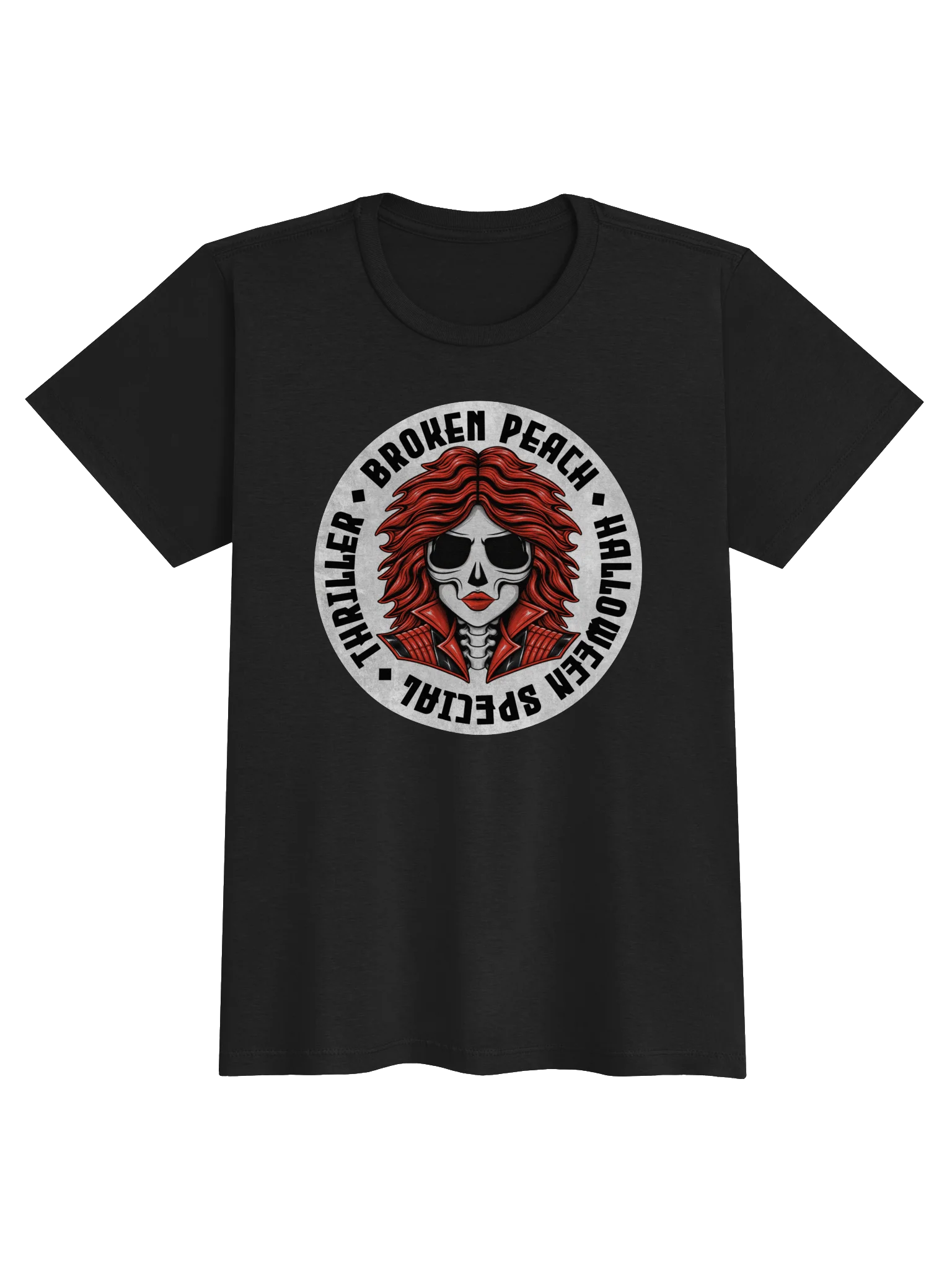Broken Peach – Women's Thriller Halloween T-Shirt product image (1)