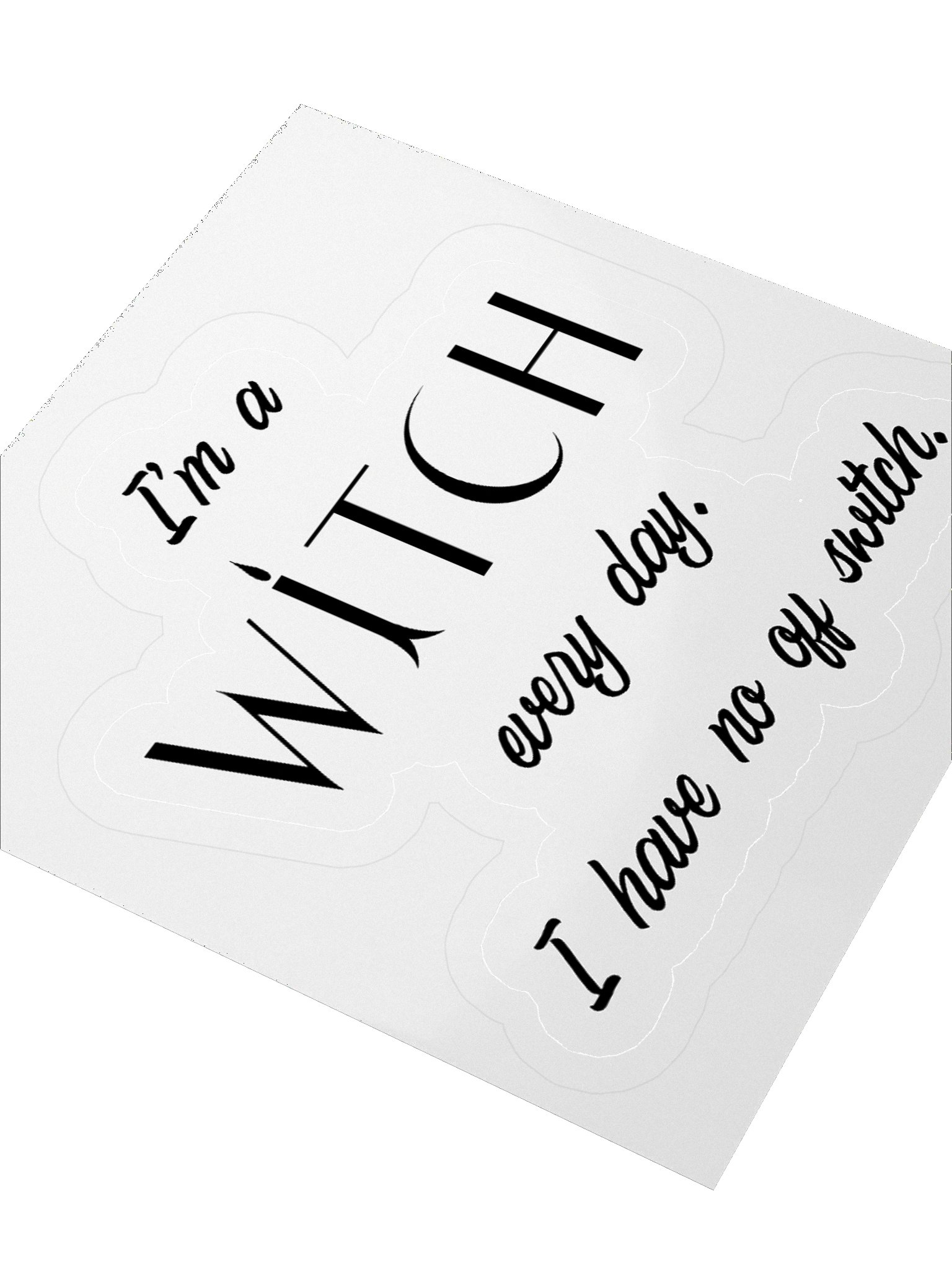 I'm a Witch Sticker product image (3)