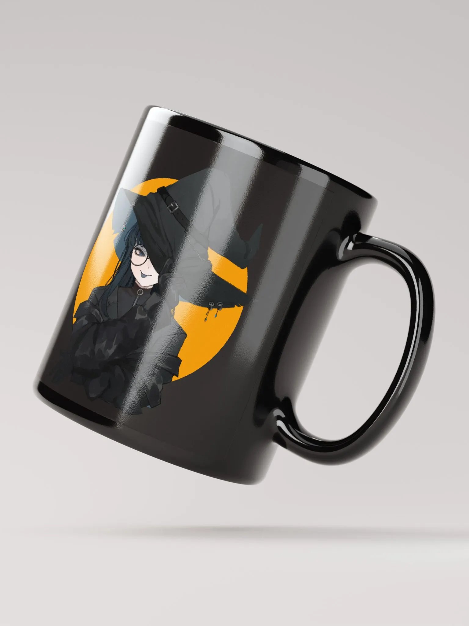 Orange Witch Mug (Glasses) product image (3)