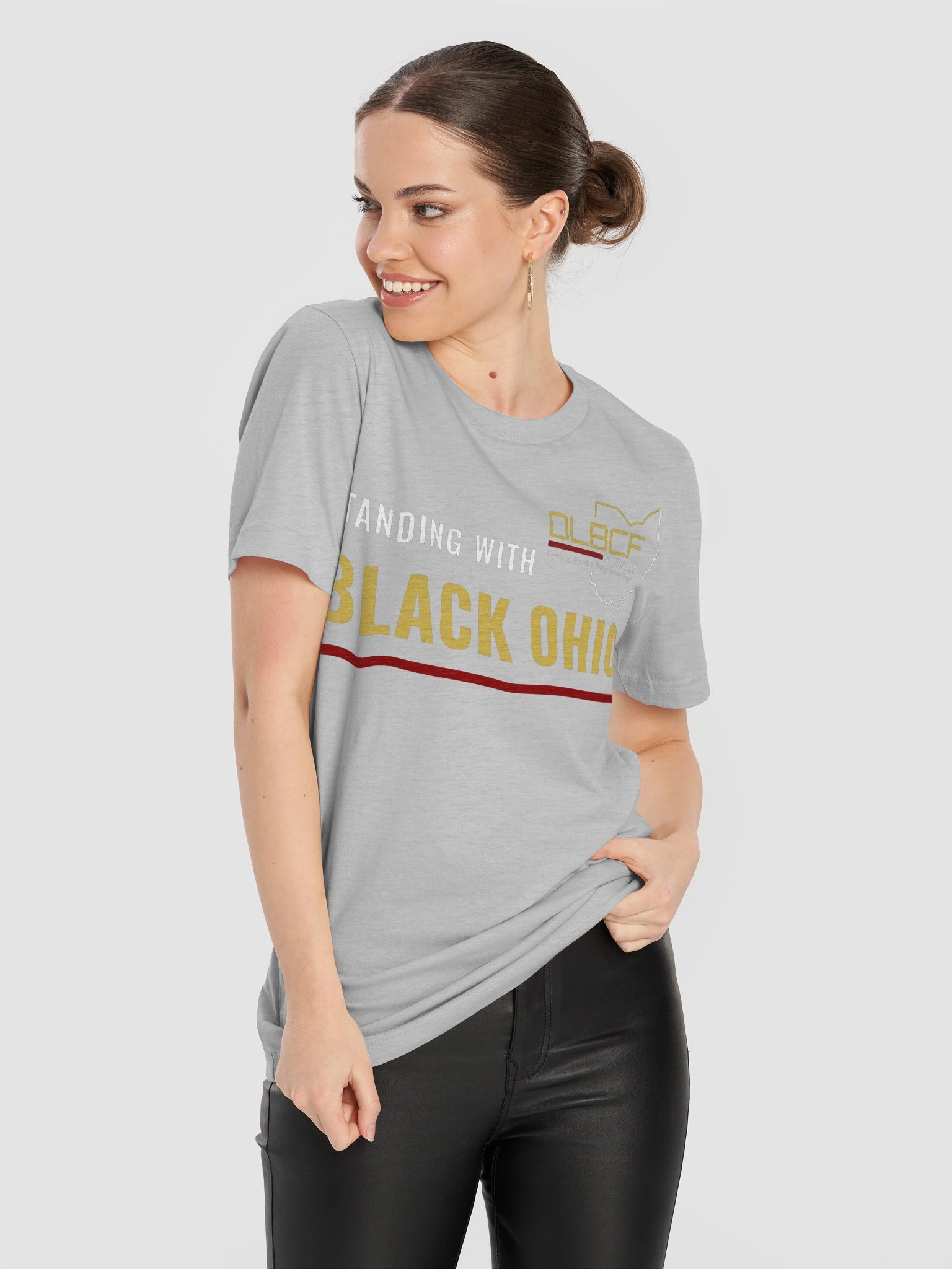 OLBCF Standing With Black Ohio Tee product image (11)