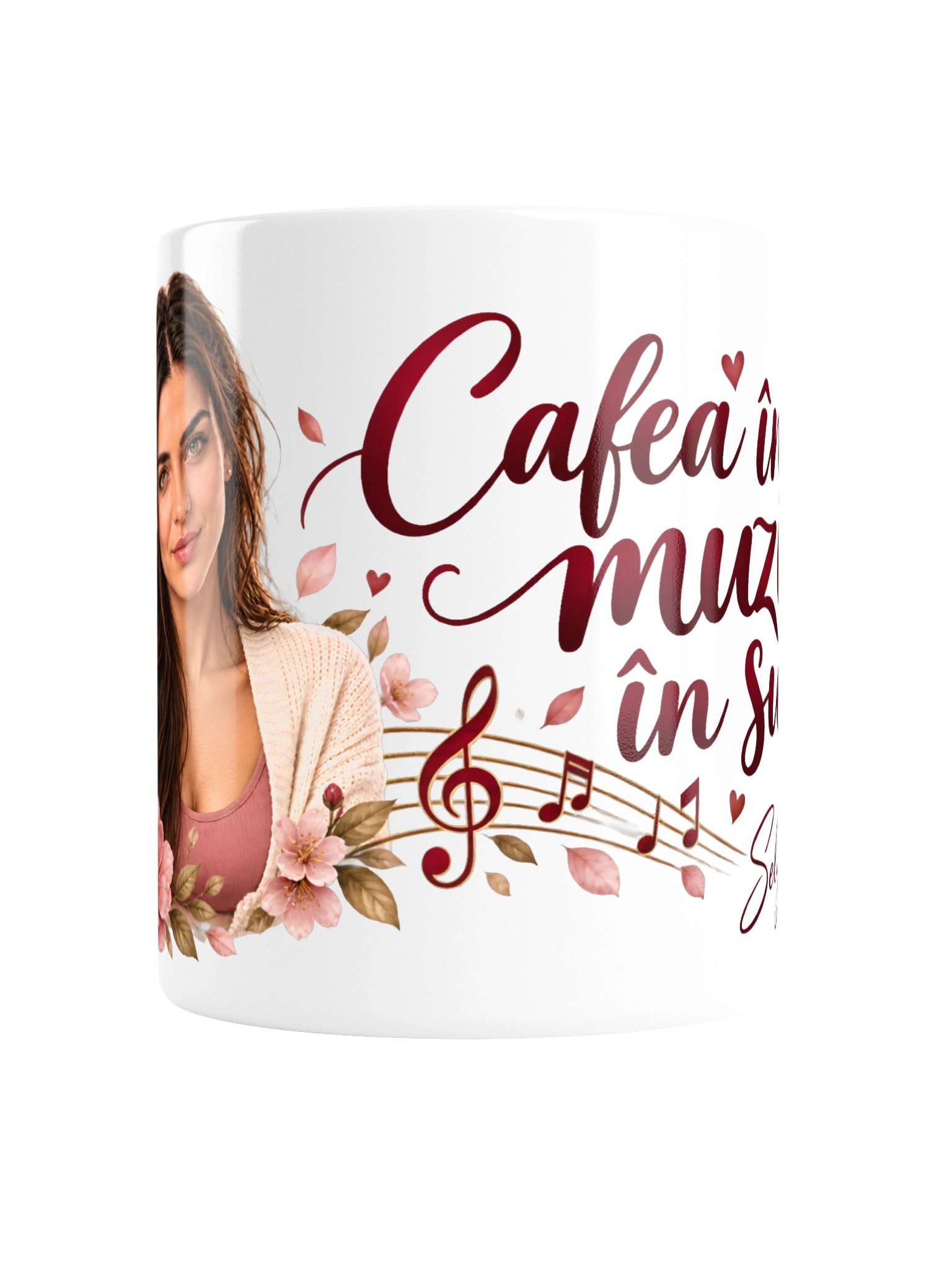 Cană „Cafea în cană, muzică în suflet” – Selyna Turcu product image (5)