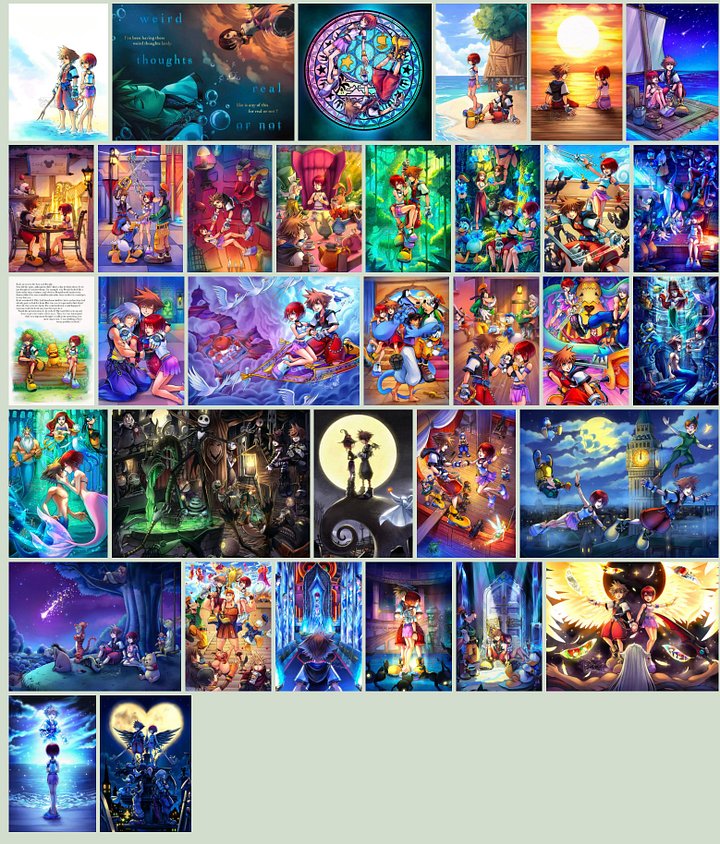 KH1 Artbook Posters product image (2)