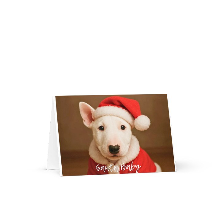 Bull Terrier - Santa Baby product image (1)